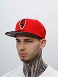 Бейсболка MITCHELL NESS арт. HHSS3459-CBUYYPPPRDBK Chicago Bulls NBA (красный / черный)